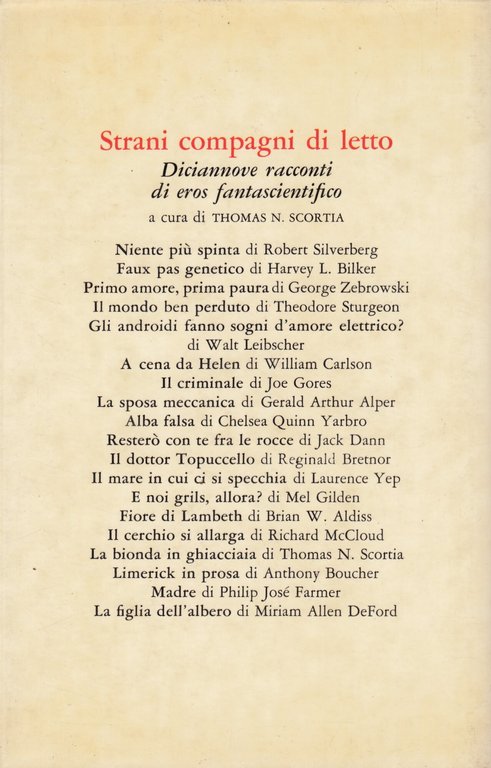 STRANI COMPAGNI DI LETTO