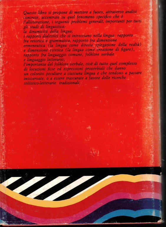 Strutture dell'allitterazione. Grammatica, retorica e folklore verbale