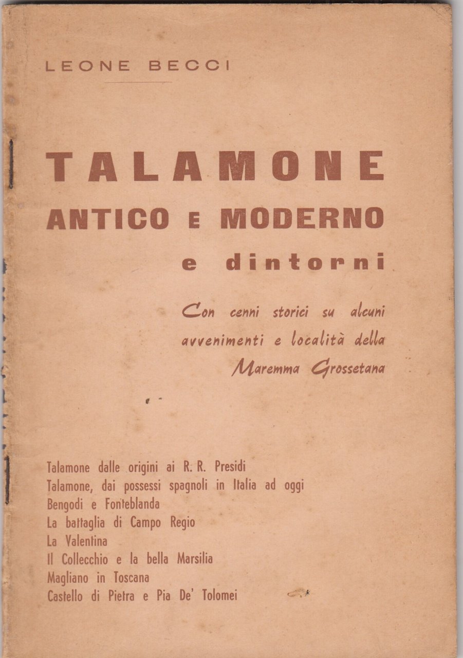 Talamone antico, moderno e dintorni