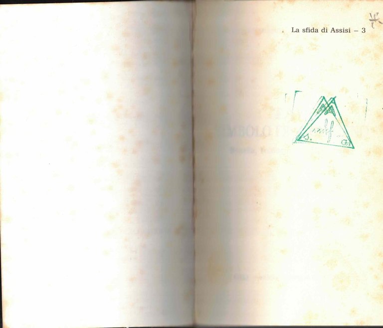 Tau simbolo Francescano Vorreux Ed. Messaggero