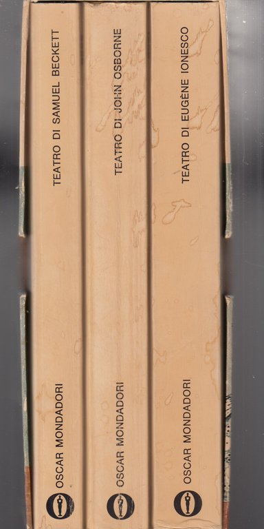 Teatro contemporaneo I capolavori di Beckett Ionesco, Osborne 3 vol. …