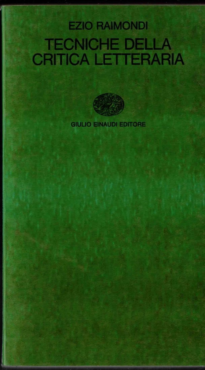 Tecniche della critica letteraria | Immagine principale