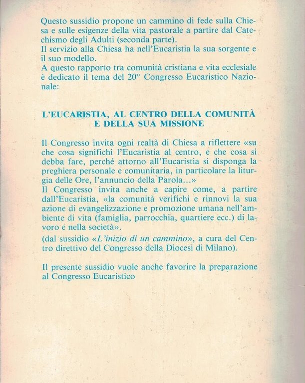 TEMPO DELLA CHIESA TEMPO DELLO SPIRITO