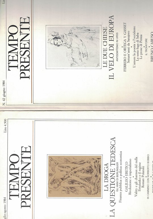 TEMPO PRESENTE.1984 . ANNATA COMPLETA.