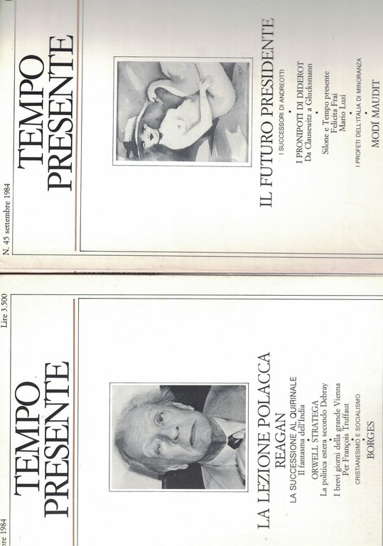 TEMPO PRESENTE.1984 . ANNATA COMPLETA.