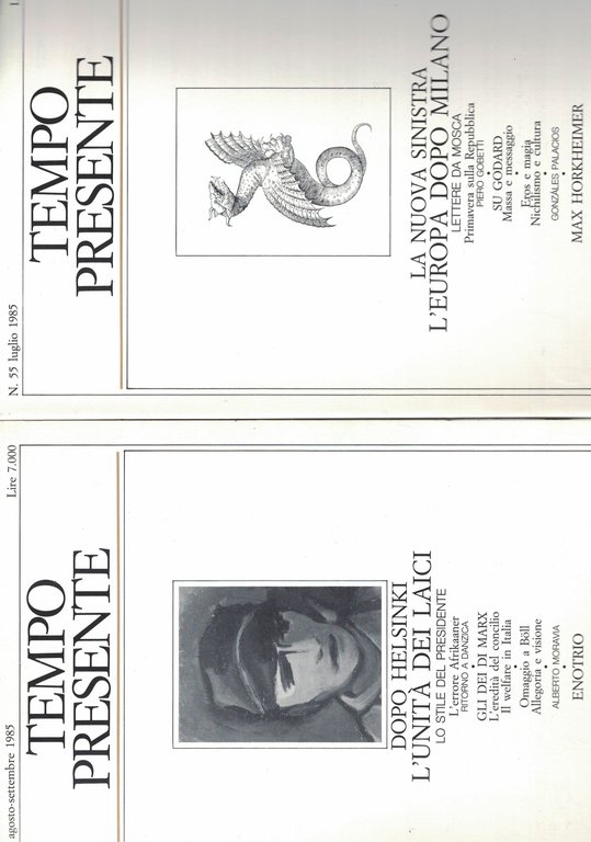 TEMPO PRESENTE.1985 . ANNATA COMPLETA.