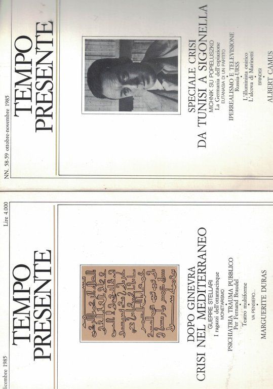 TEMPO PRESENTE.1985 . ANNATA COMPLETA.