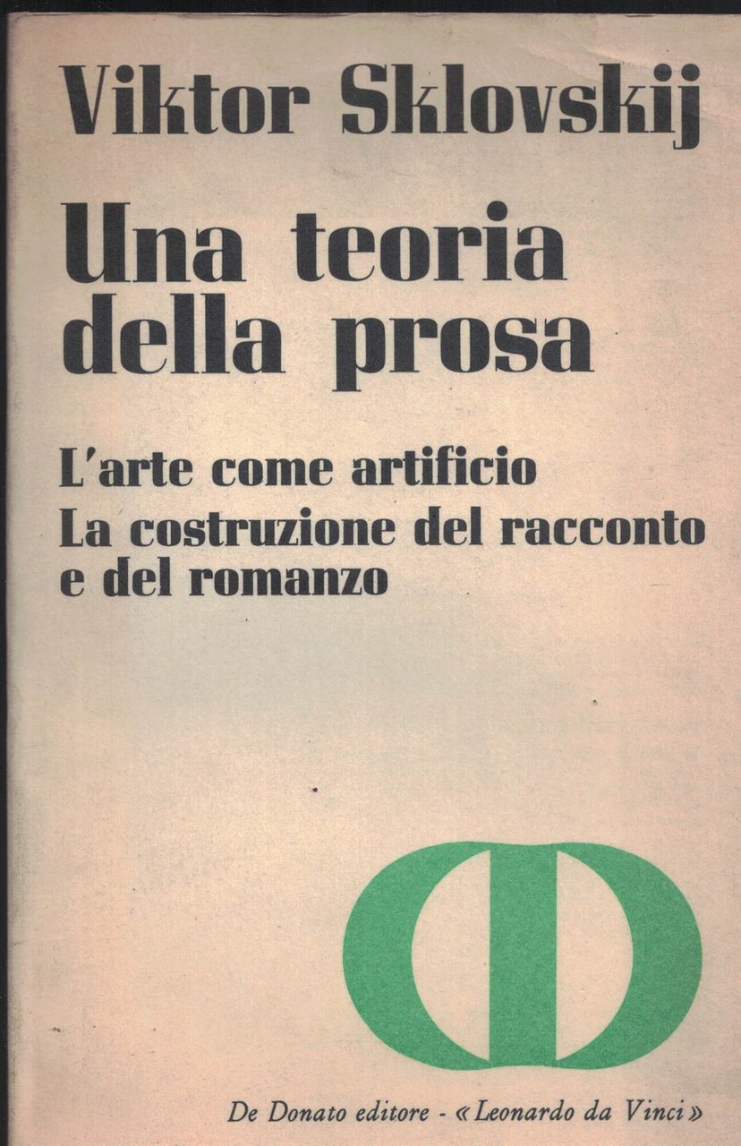 Teoria della prosa | Immagine principale