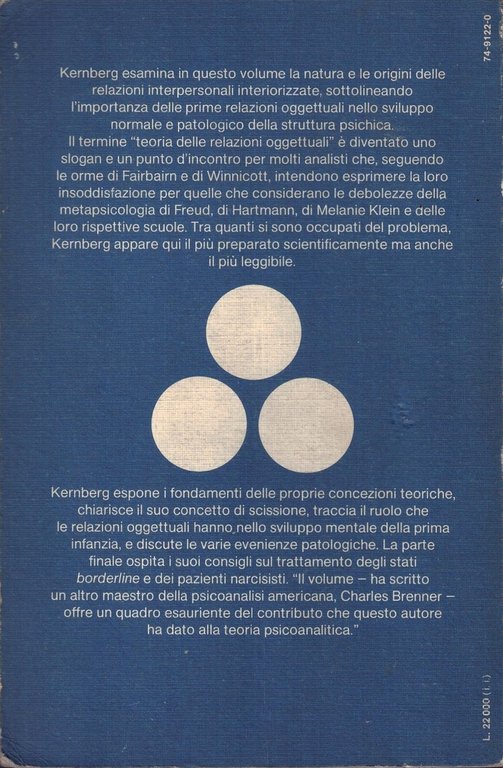 Teoria della relazione oggettuale e clinica psicoanalitica