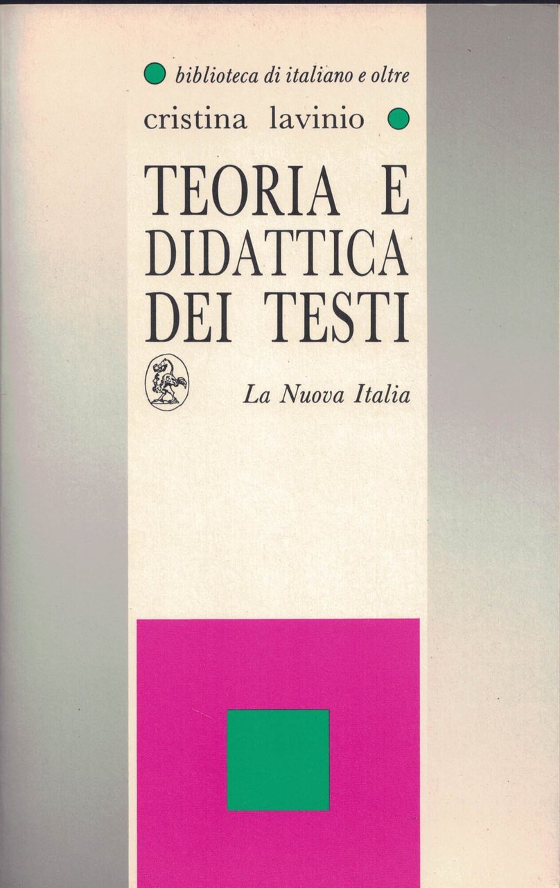 Teoria e didattica dei testi