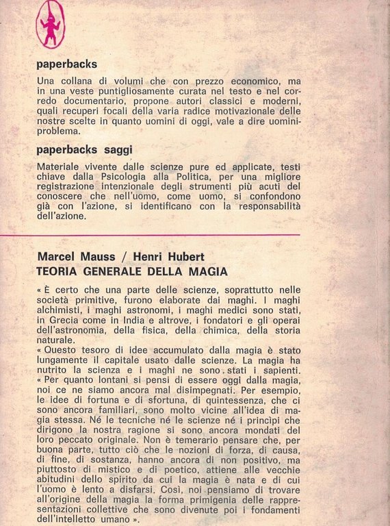 TEORIA GENERALE DELLA MAGIA