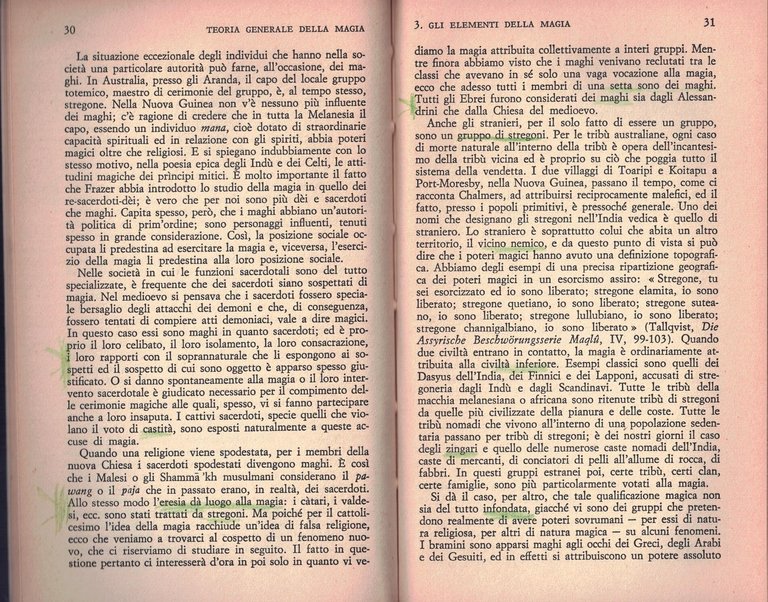 TEORIA GENERALE DELLA MAGIA