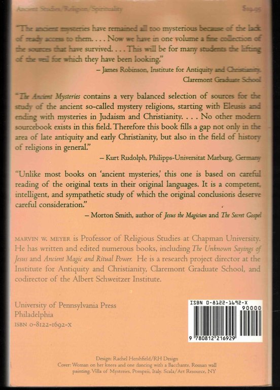 The Ancient Mysteries: A Sourcebook of Sacred Texts | Immagine Gallery 2