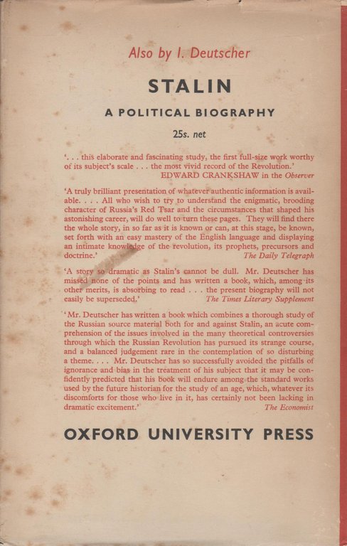 THE PROPHET ARMED TROTSKY 1879-1921 | Immagine Gallery 2