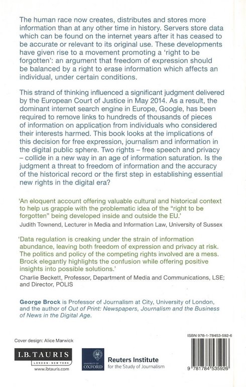 The Right to be Forgetten: Privacy and the Media in … | Immagine Gallery 2