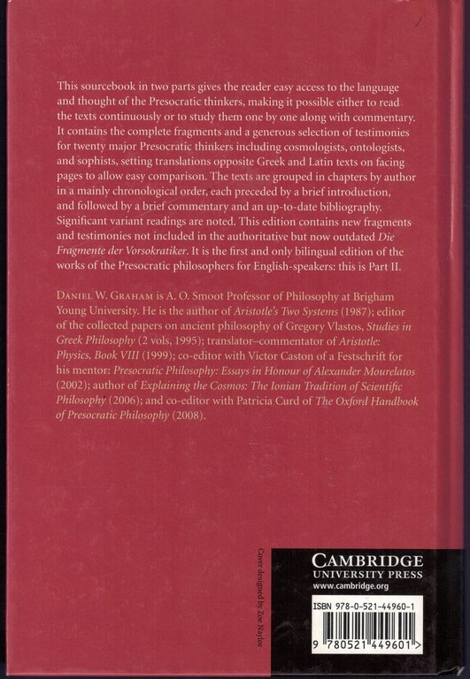 The Texts of Early Greek Philosophy Part II | Immagine Gallery 2