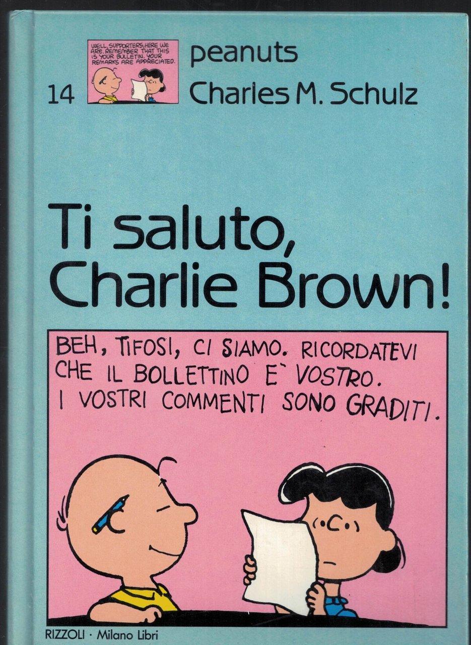 Ti saluto, Charlie Brown!