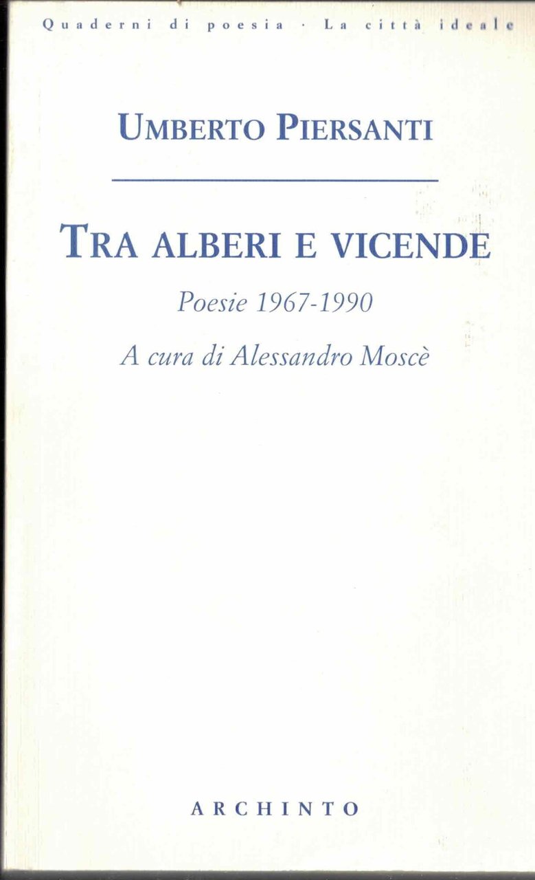 Tra alberi e vicende. Poesie 1967-1990