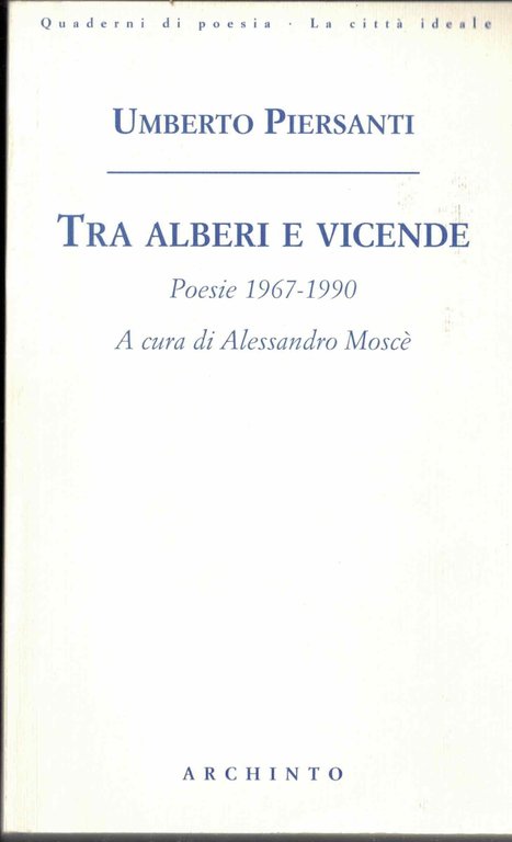 Tra alberi e vicende. Poesie 1967-1990