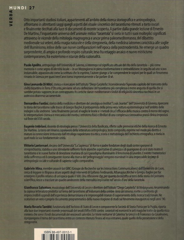 Transe guarigione mito. Antropologia e storia del tarantismo | Immagine Gallery 2