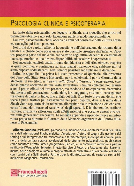Trauma della Shoah, ebraismo e psicoanalisi
