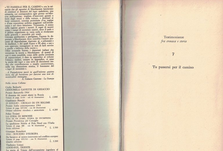 TU PASSERAI PER IL CAMINO