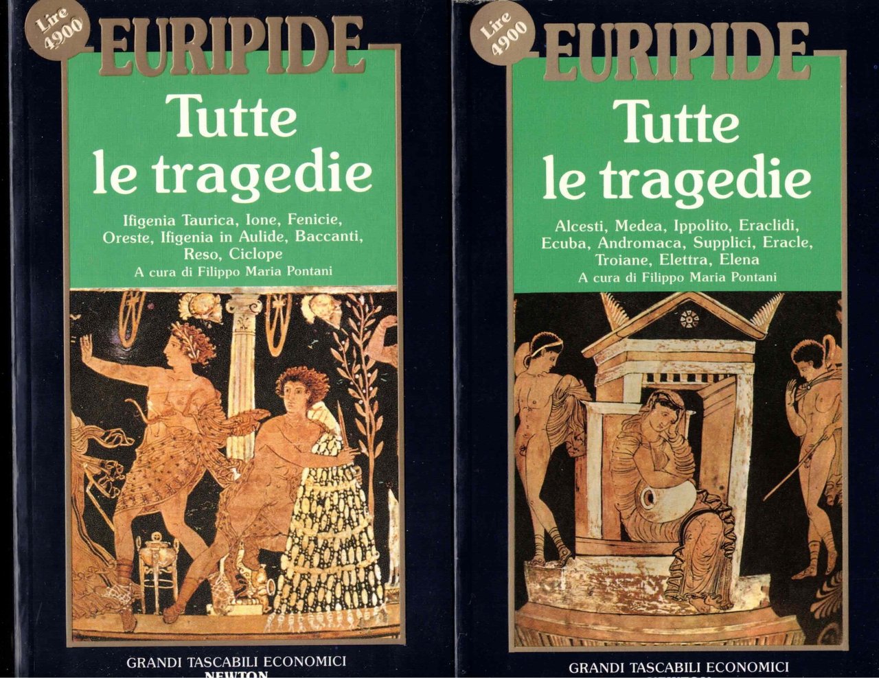 Tutte le tragedie. 2 voll. Euripide. Newton. 1991