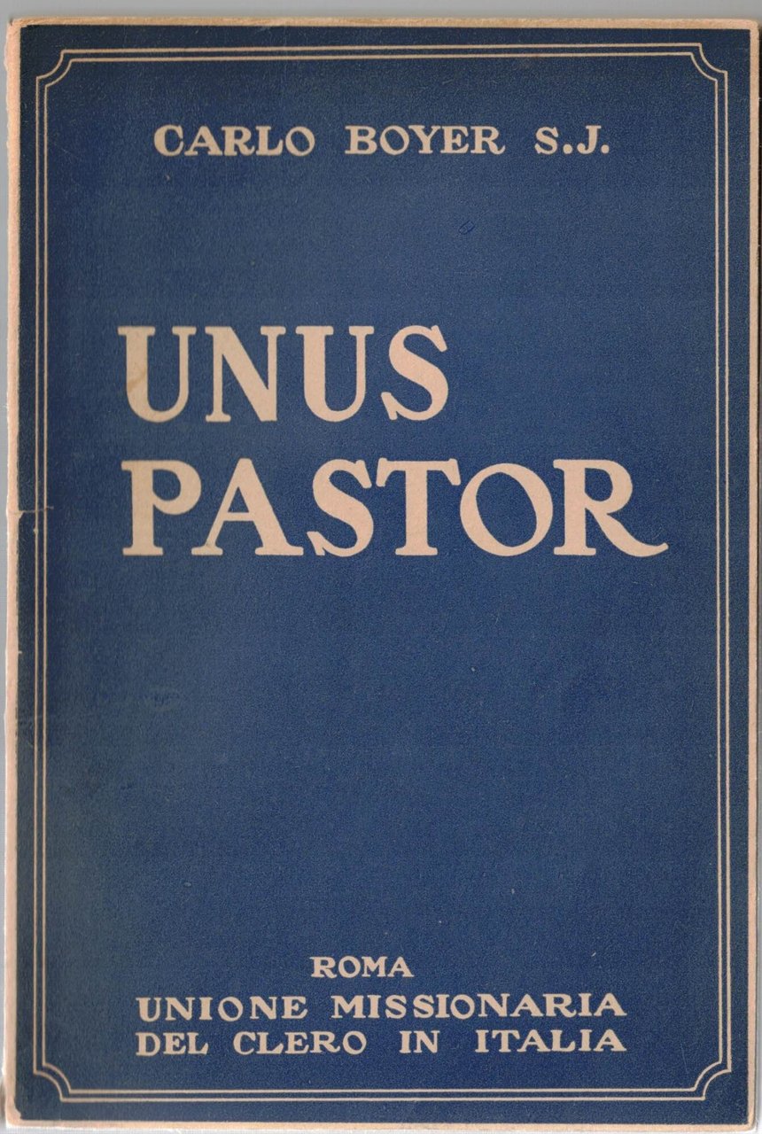 UNUS PASTOR