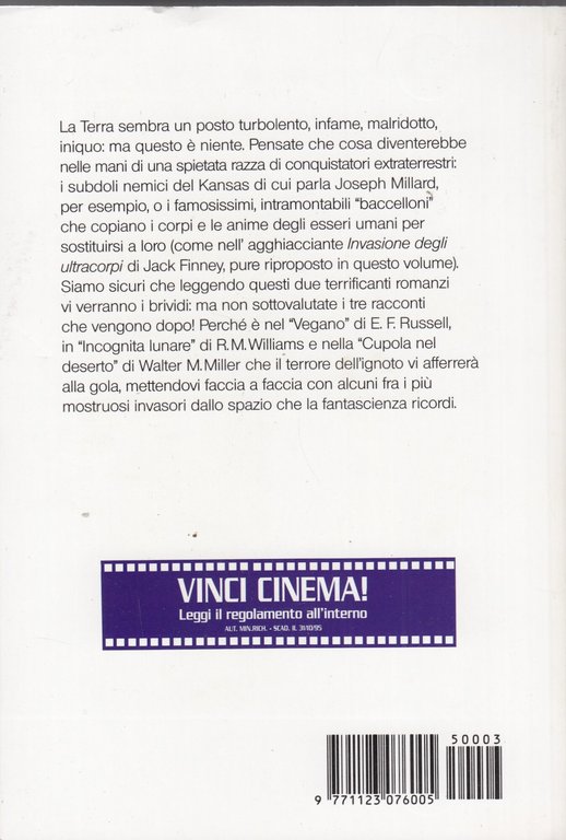 Urania presenta millemondi estate 1995.Invasioni dallo spazio.