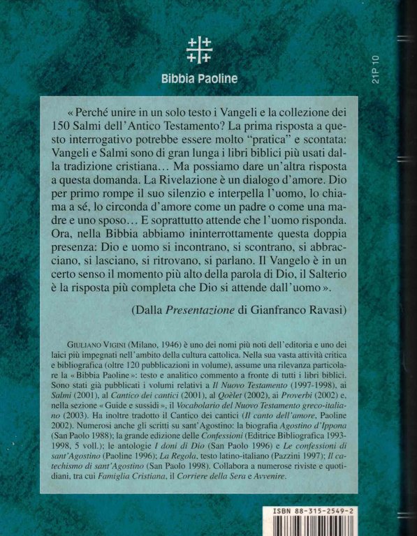 Vangeli e Salmi. Con testo e note di commento a …