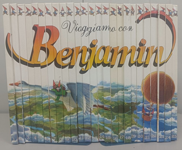 VIAGGIAMO CON BENJAMIN ALLA SCOPERTA DEL MONDO. 25 VOLUMI.