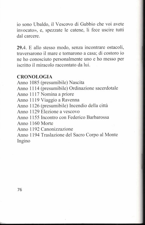 Vita di S.Ubaldo | Immagine Gallery 2