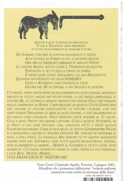 Vita e morte del brigante Berardino Viola (1838-1906). Le imprese …