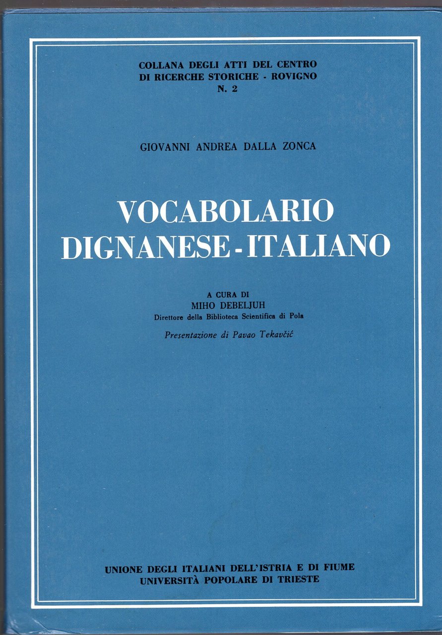 Vocabolario Dignanese Italiano | Immagine principale