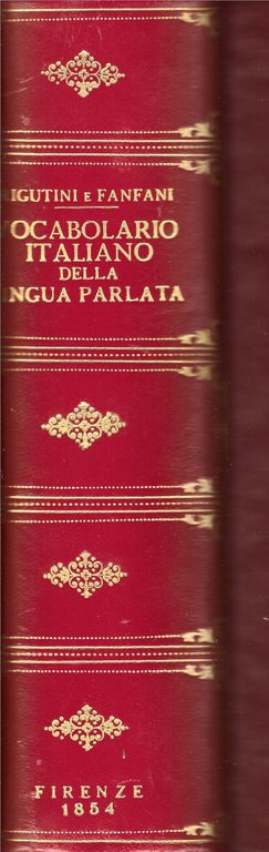 VOCABOLARIO ITALIANO DELLA LINGUA PARLATA