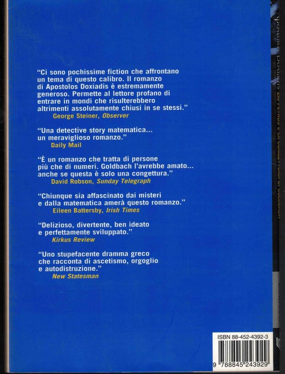 Zio Petros e la congettura di Goldbach | Immagine Gallery 2