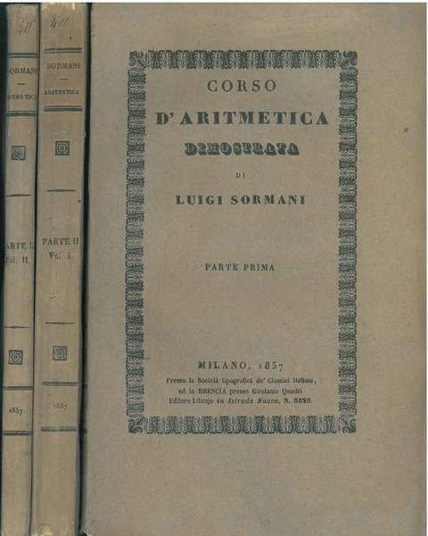 Corso di aritmetica dimostrata