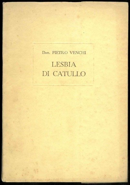 Lesbia di Catullo.
