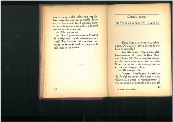 I leoni e le formiche. Saggio di economia a romanzo