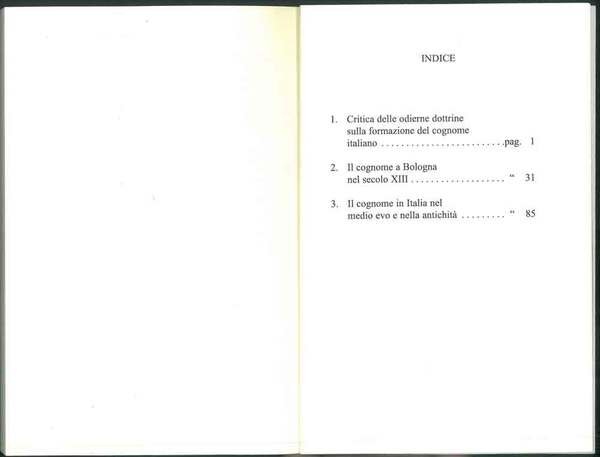 Sulla storia del cognome a Bologna nel secolo XIII. Roma, …