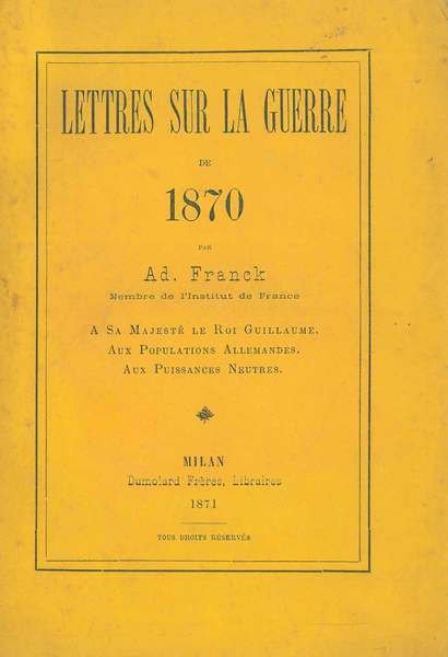 Lettres sur la guerre de 1870
