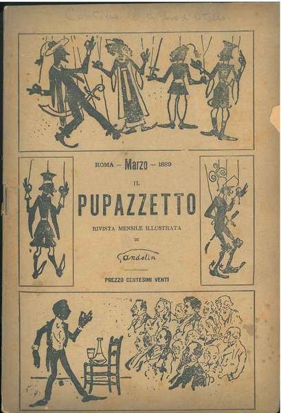 Il pupazzetto. Rivista mensile illustrata di Gandolin. Roma, marzo 1889