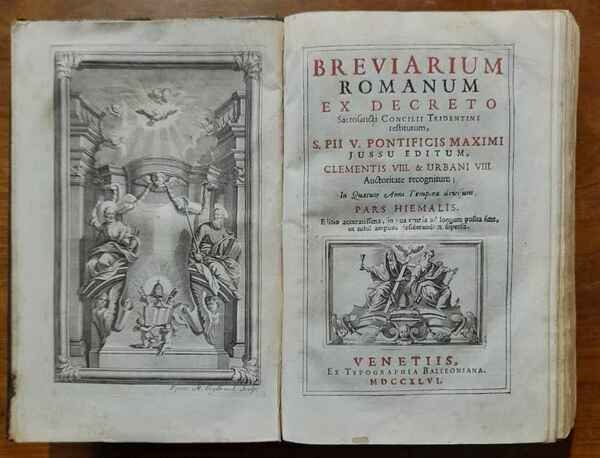 Breviarium Romanum. Ex Decreto Sacrosancti Concilii Tridentini restitutum, S. PII …
