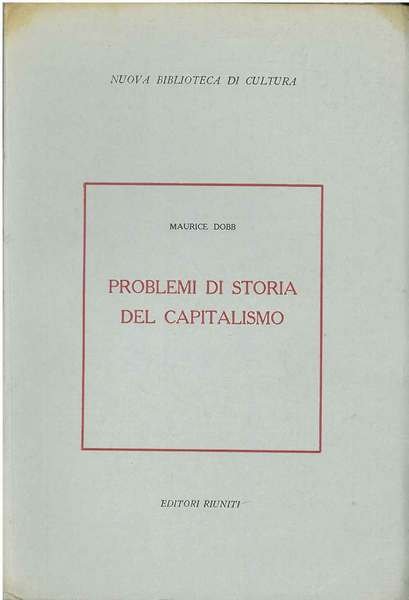 Problemi di storia del capitalismo