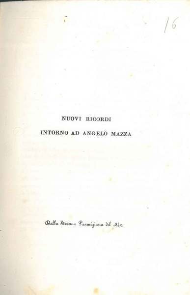 Nuovi ricordi intorno ad Angelo Mazza | Immagine Gallery 1