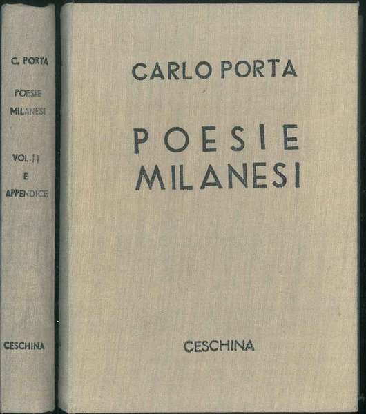 Poesie milanesi. Raccolta completa a cura di S. Pagani.