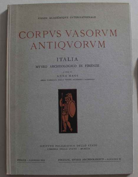 Corpus vasorum antiquorum Italia, Museo Archeologico di Firenze Italia, fascicolo …