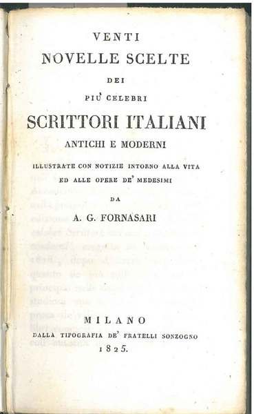 Venti novelle scelte dei più celebri italiani antichi e moderni …
