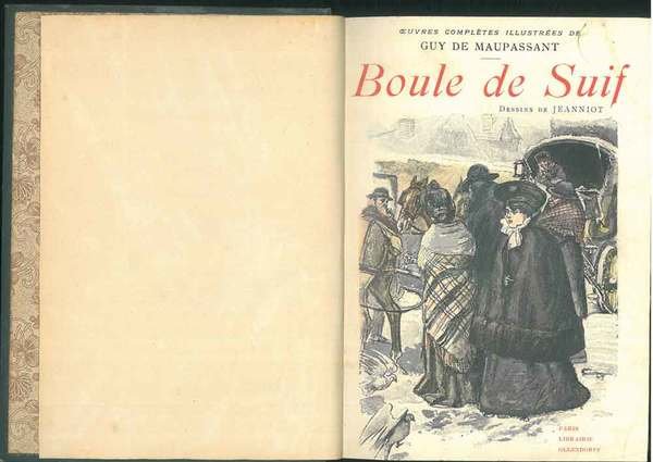 Boule de suif. Illustrations de Jeanniot. Gravure sur bois par …