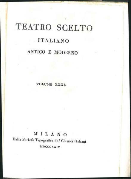 Sedecia, ultimo re di Giuda e Dione siracusano. (Teatro scelto …